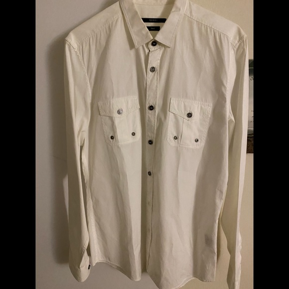 Gucci Other - Fitted white Gucci button down shirt